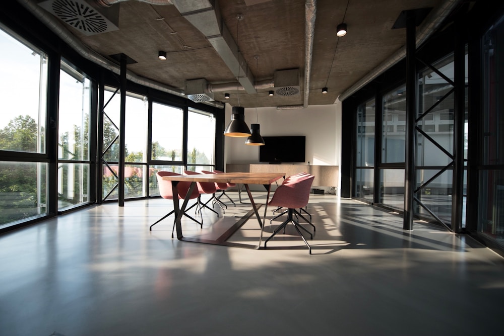 Office meeting with financial documents